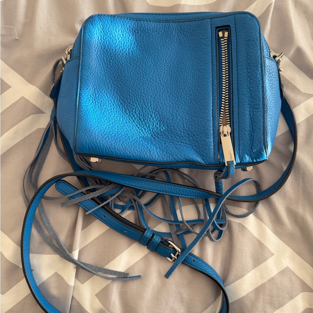 Rebecca Minkoff - Royal Blue Leather Crossbody Bag